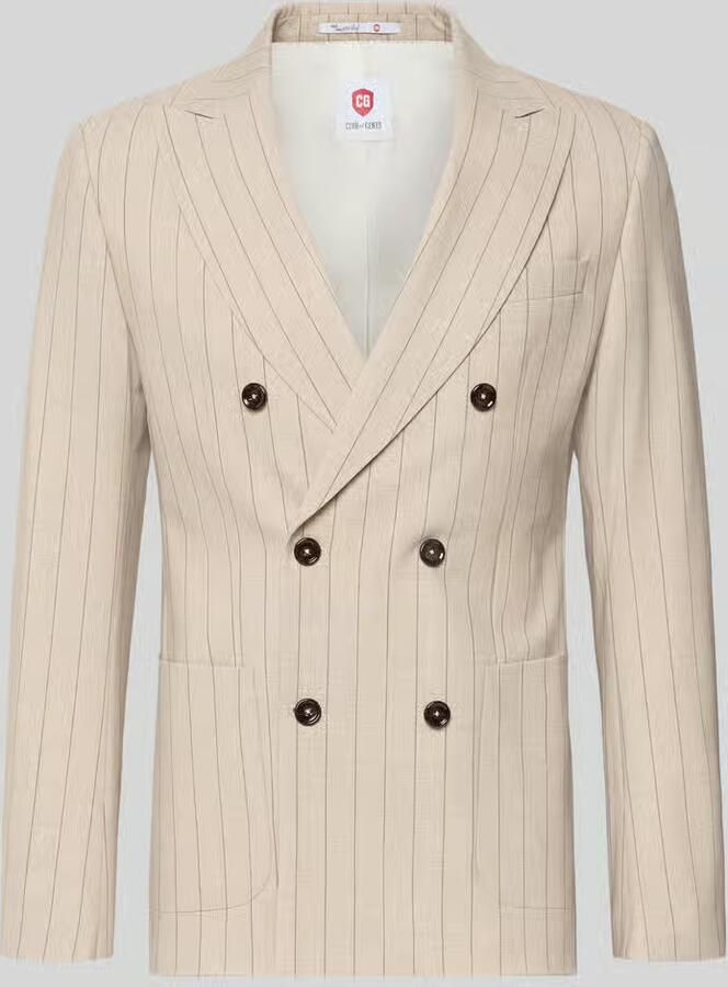 CG – CLUB of GENTS Slim fit colbert met Reverskraag Model 'Phinix' - Foto 2