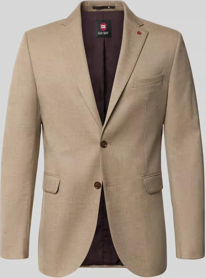 CG – CLUB of GENTS Slim fit colbert met viscose model 'Colvin'