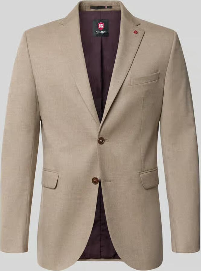 CG – CLUB of GENTS Slim fit colbert met viscose model 'Colvin'