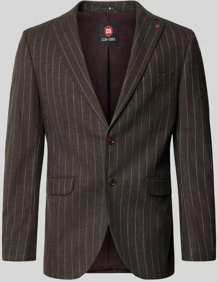 CG – CLUB of GENTS Slim fit colbert met wol model 'Colvin'