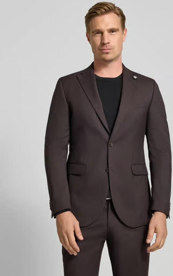 CG – CLUB of GENTS Slim fit colbert van scheerwol model 'Paul' - Foto 3