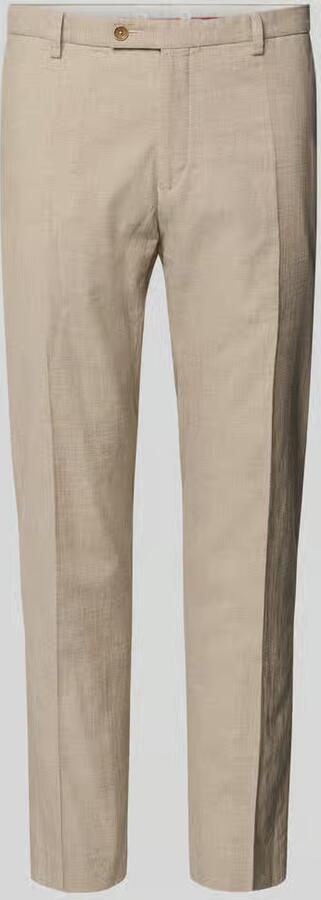 CG Club of Gents Slim fit pantalon in gemêleerde look model 'Paco'