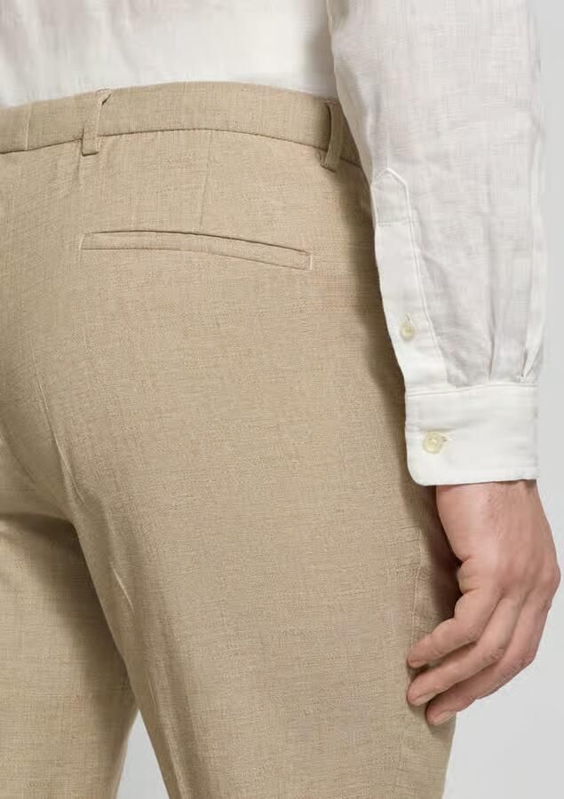 CG – CLUB of GENTS Slim fit pantalon in gemêleerde look model 'Paco' - Foto 2