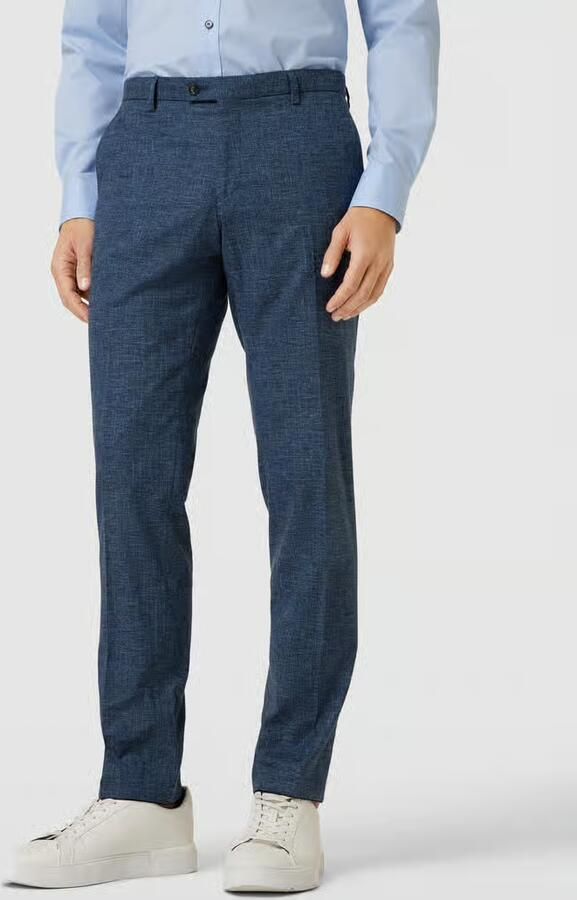 CG – CLUB of GENTS Slim Fit pantalon in gemêleerde look model 'Paco' - Foto 2