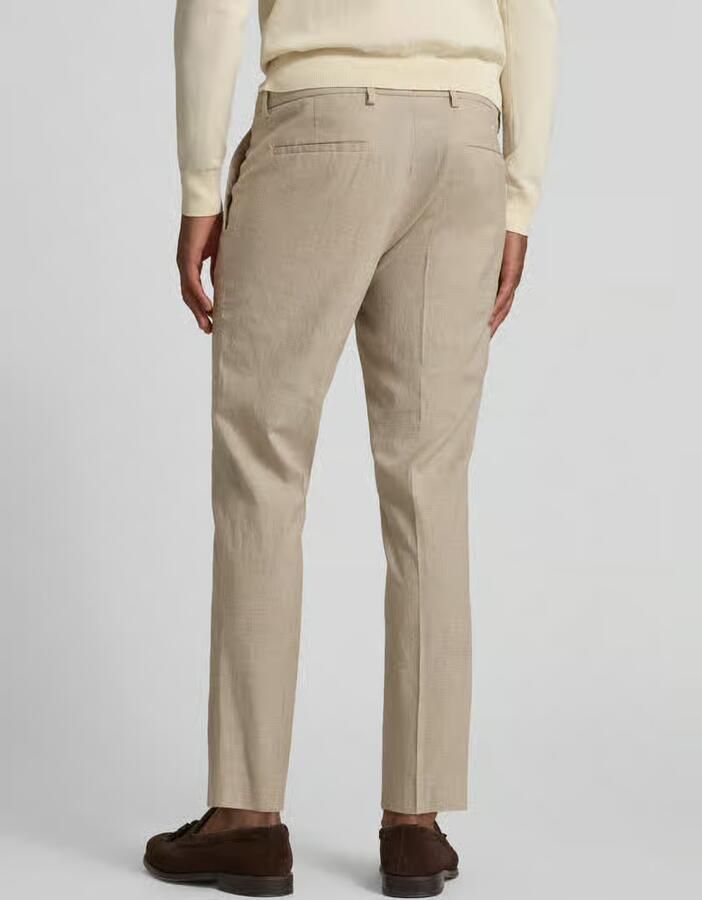 CG – CLUB of GENTS Slim fit pantalon in gemêleerde look model 'Paco' - Foto 2