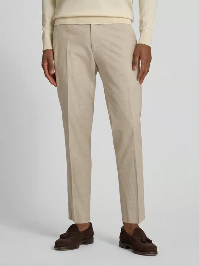 CG – CLUB of GENTS Slim fit pantalon in gemêleerde look model 'Paco' - Foto 3