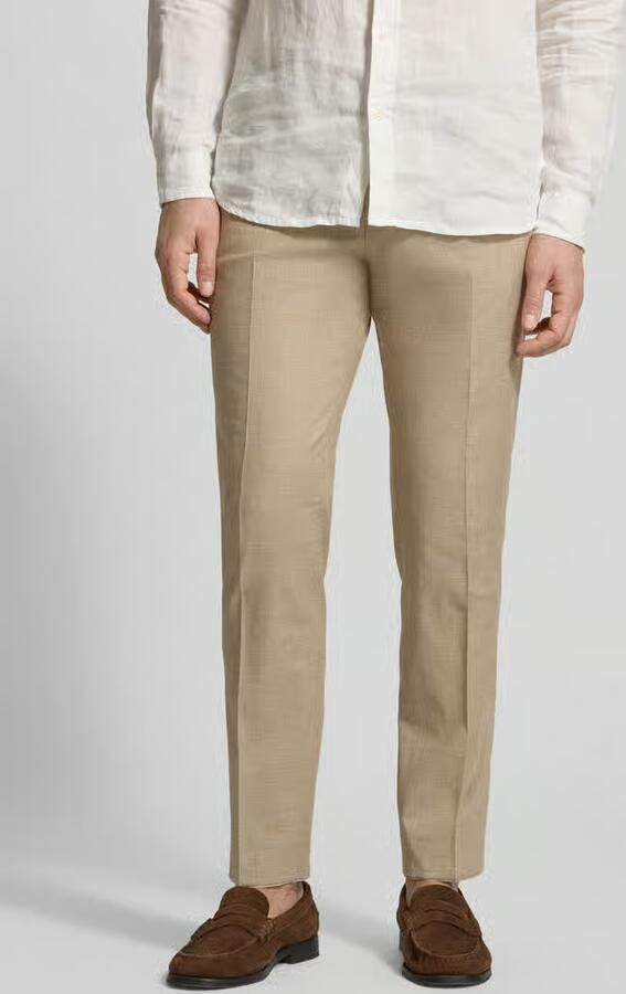 CG – CLUB of GENTS Slim fit pantalon in gemêleerde look model 'Paco' - Foto 5