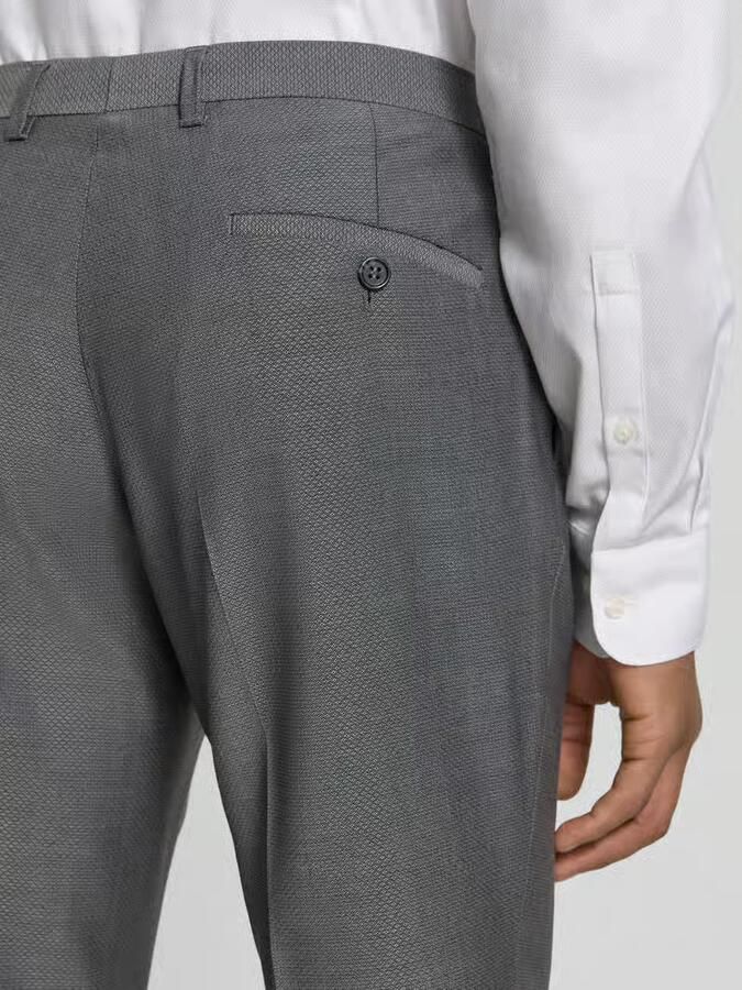 CG – CLUB of GENTS slim fit pantalon met persplooien model 'Cedric'