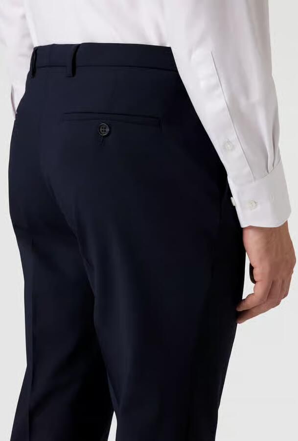 CG – CLUB of GENTS Slim fit pantalon met wol model 'Cedric'