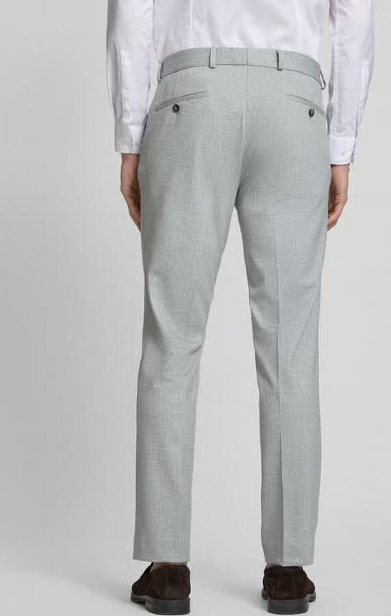 CG – CLUB of GENTS slim fit stoffen broek met viscose model 'Paco' - Foto 3