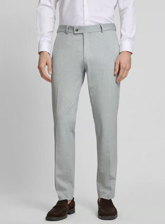 CG – CLUB of GENTS slim fit stoffen broek met viscose model 'Paco' - Foto 2
