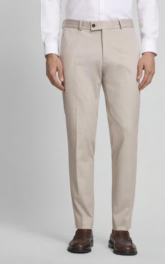 CG – CLUB of GENTS slim fit stoffen broek met viscose model 'Paco' - Foto 2
