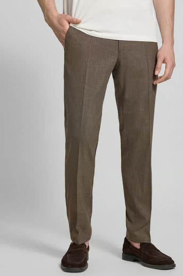 CG – CLUB of GENTS slim fit stoffen broek met wol model 'Cole' - Foto 2