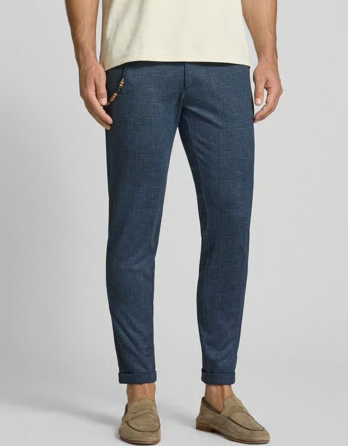 CG – CLUB of GENTS Stoffen broek met structuurmotief model 'Conn' - Foto 2