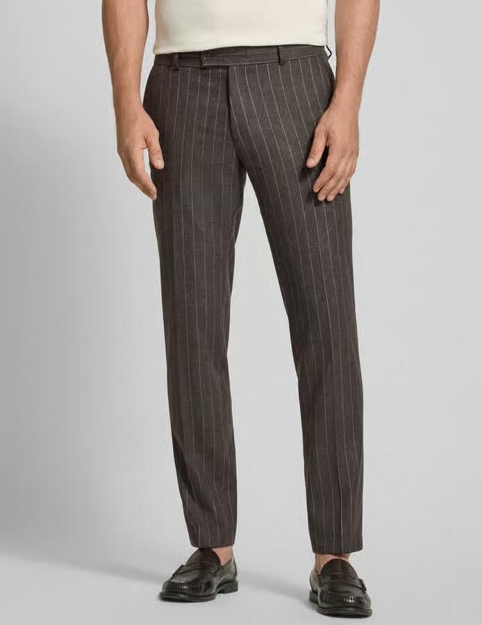 CG – CLUB of GENTS straight fit pantalon met wol model 'Cole' - Foto 3