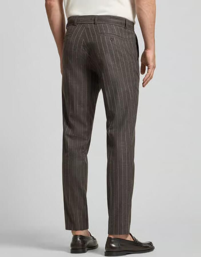 CG – CLUB of GENTS straight fit pantalon met wol model 'Cole' - Foto 2