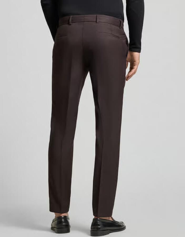 CG – CLUB of GENTS straight fit pantalon van scheerwol model 'Paco' - Foto 2
