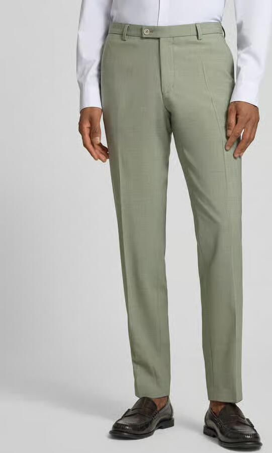 CG – CLUB of GENTS Straight fit stoffen broek van Scheerwolmix Model 'Paco' - Foto 3