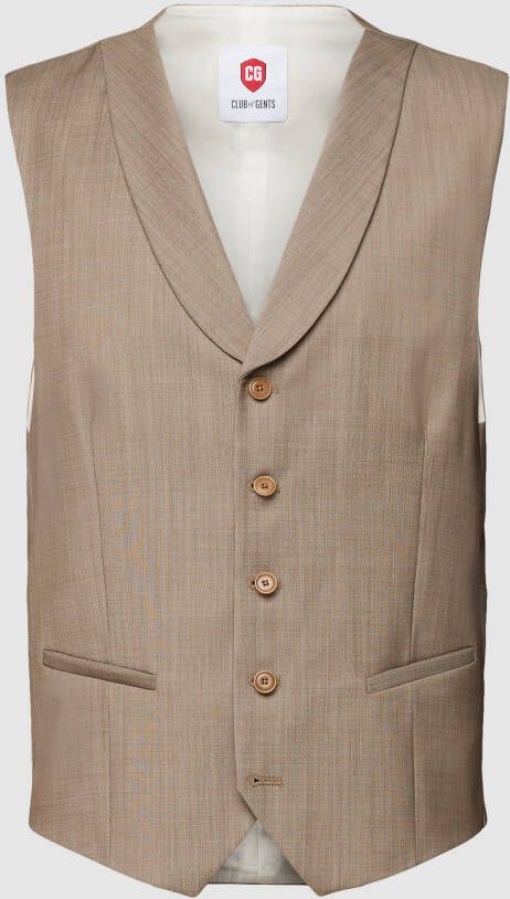 CG Club of Gents Gilet met sjaalkraag