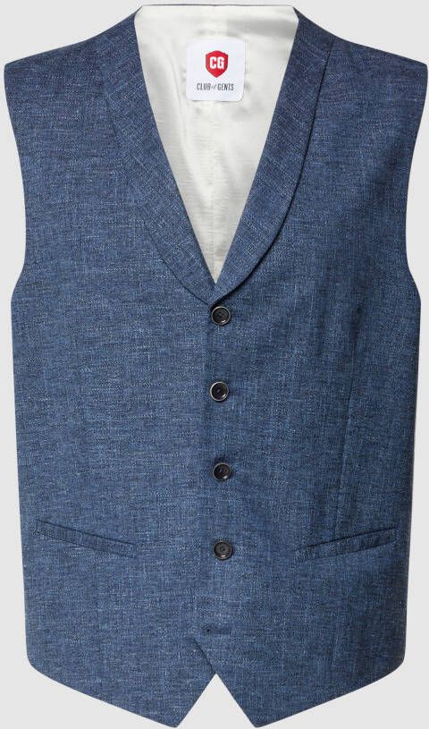 CG Club of Gents Gilet met strookzakken model 'Paddy'