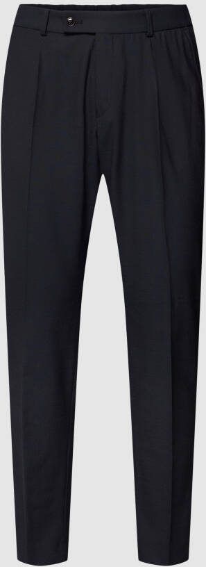 CG Club of Gents Stoffen broek met persplooien model 'Charlie'