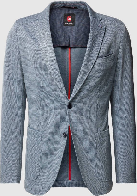CG Club of Gents Regular fit colbert met borstzak model 'Carter'