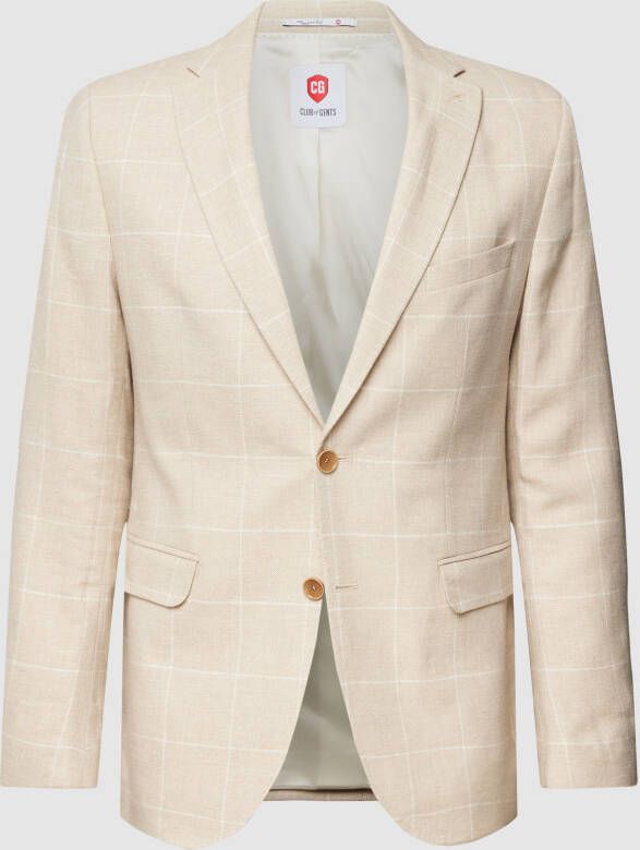 CG Club of Gents Slim fit 2-knoops colbert en kissing buttons