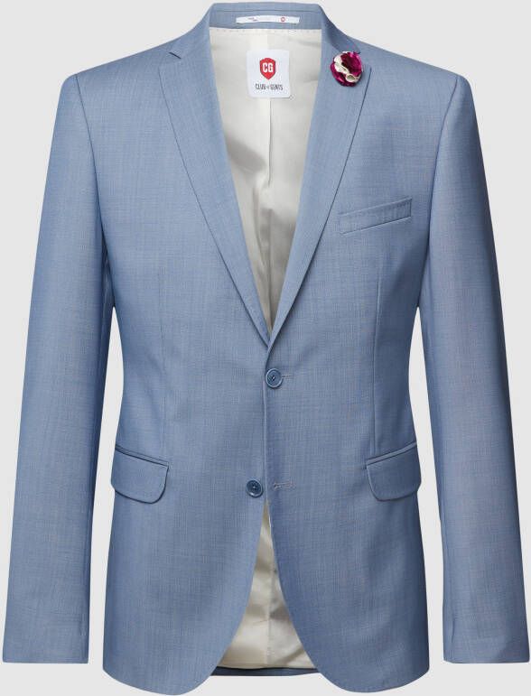 CG Club of Gents Slim fit 2-knoops colbert met sierdetail