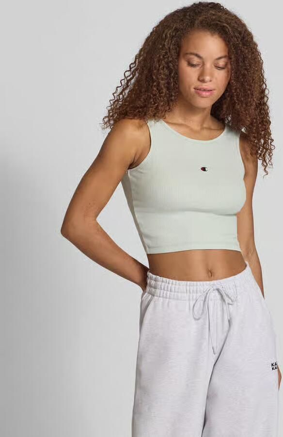 Champion Fitted fit korte top met labelstitching - Foto 3