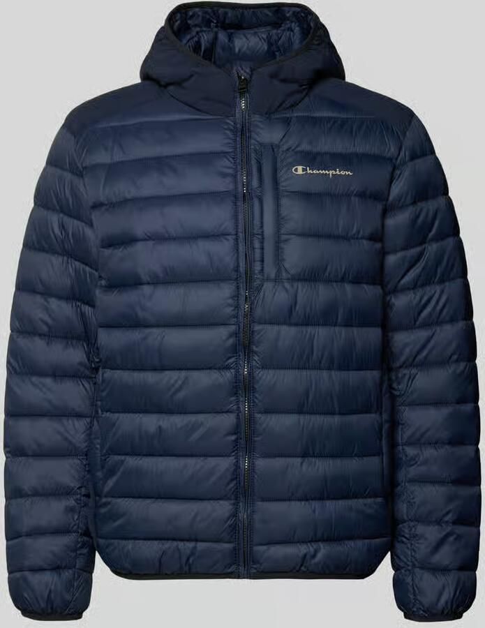 Champion Gewatteerd jack met capuchon en logo