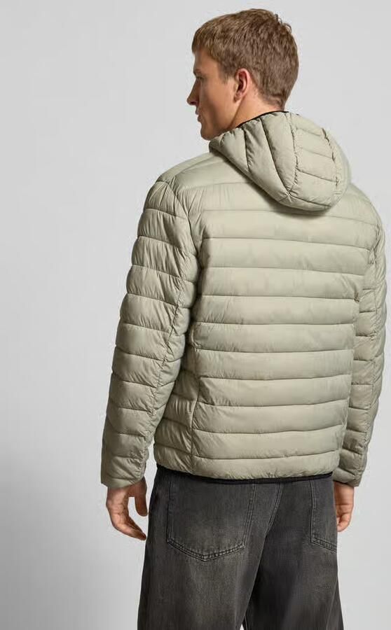 Champion Gewatteerd jack met capuchon en logo