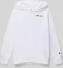 Champion Hoodie met label-stitchings en kangoeroezak - Foto 5