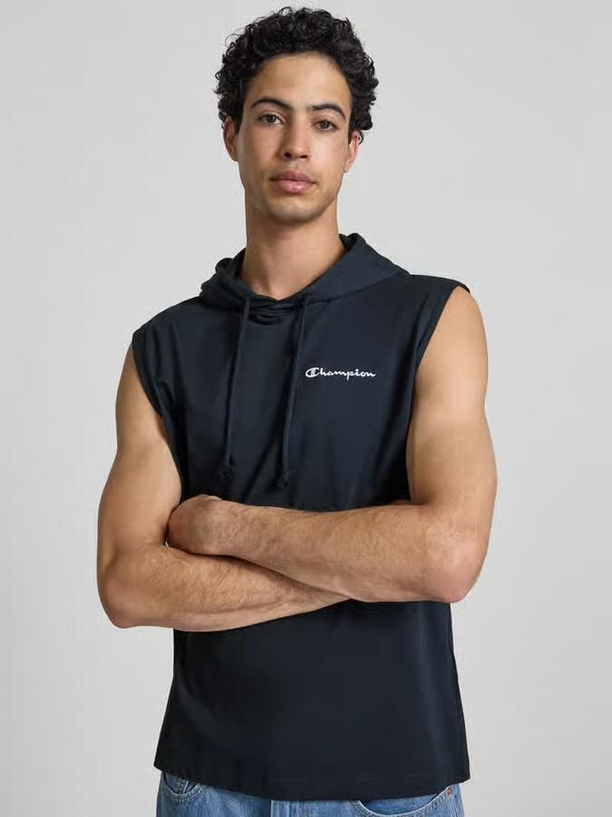 Champion Hoodie met labelstitching