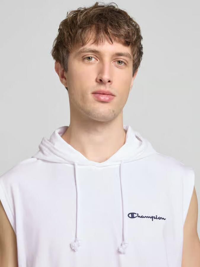 Champion Hoodie met labelstitching