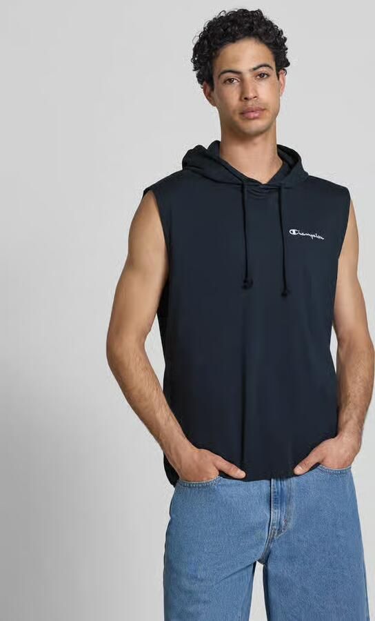 Champion Hoodie met labelstitching - Foto 3