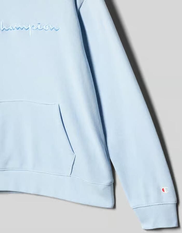 Champion Hoodie van Katoenmix met Geborduurd label