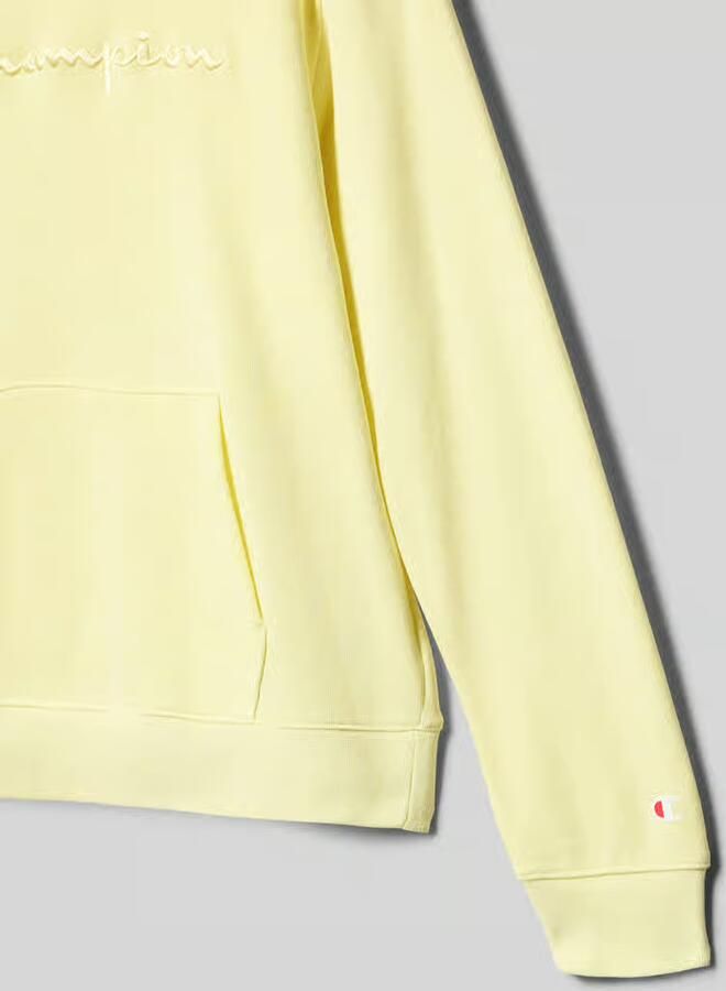 Champion Hoodie van Katoenmix met Geborduurd label