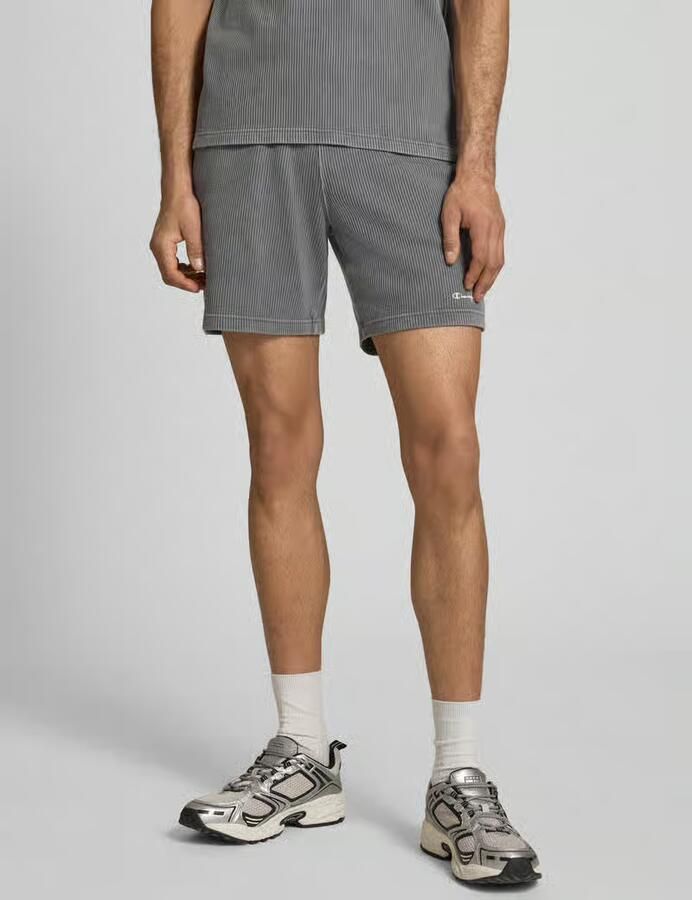 Champion Korte broek met structuurpatroon en elastische band - Foto 3