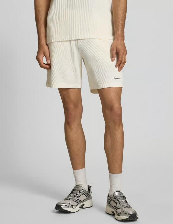 Champion Korte broek met structuurpatroon en elastische band - Foto 3