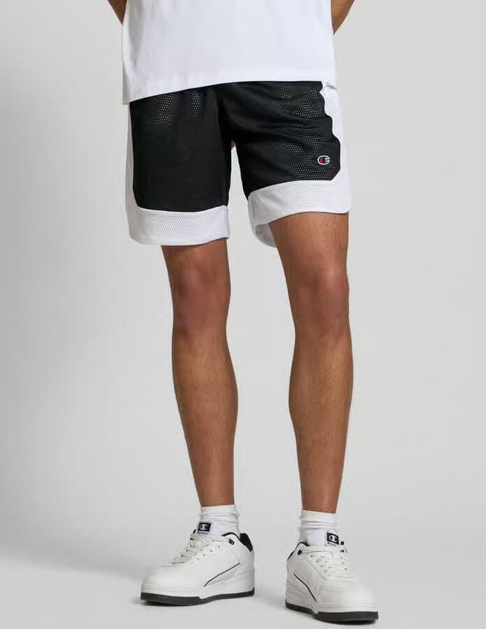 Champion Loose fit korte broek met logobadge - Foto 2