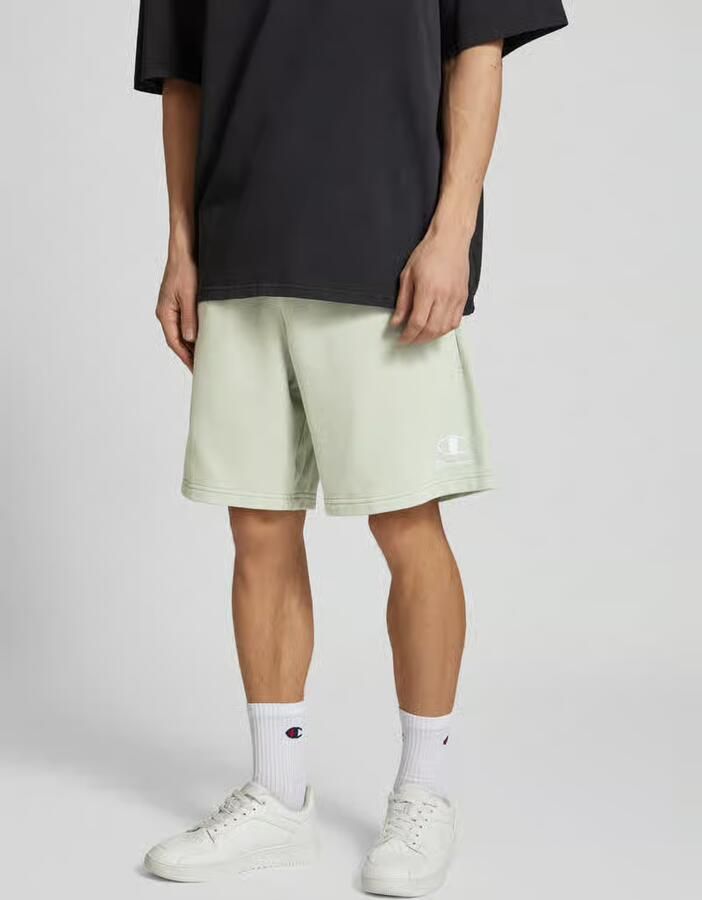 Champion Regular fit bermuda met labelstitching - Foto 7