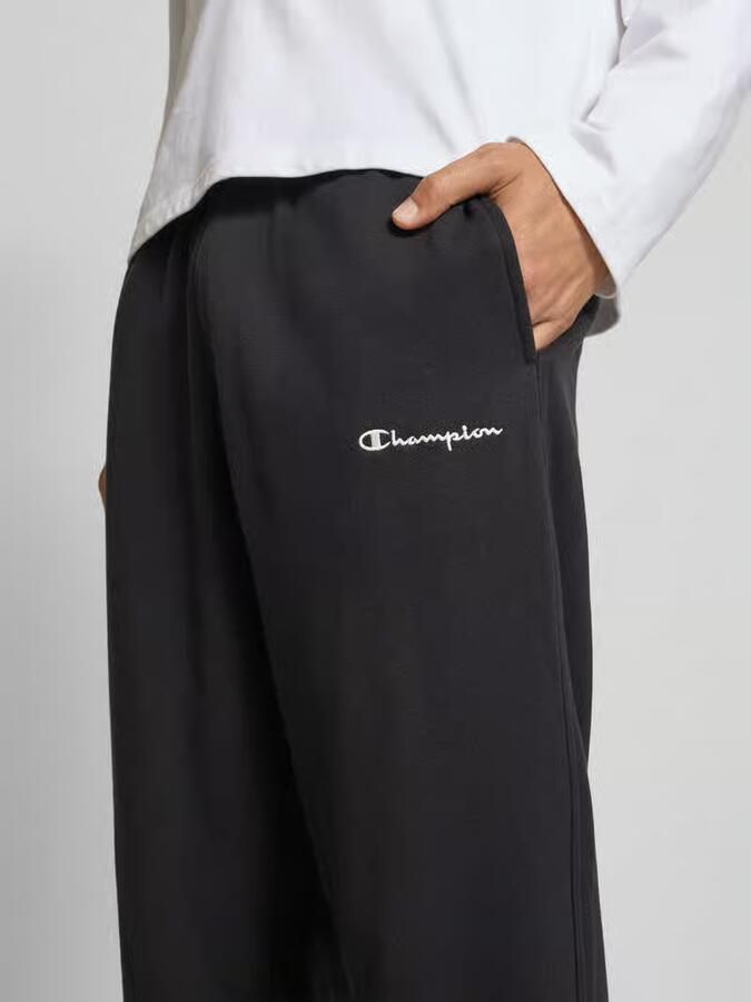 Champion Regular fit sweatpants met labelstitching