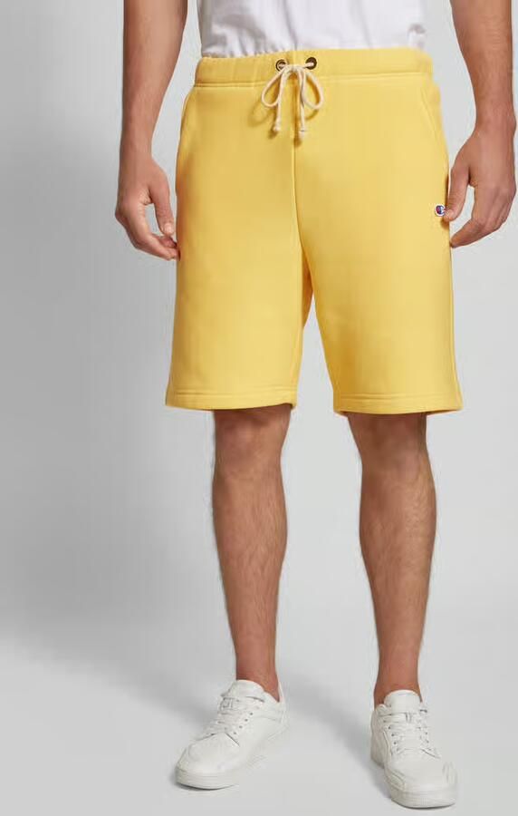 Champion Regular fit sweatshorts met labelbadge - Foto 4