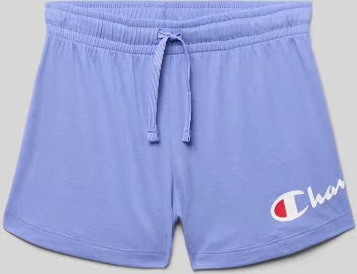 Champion Regular fit sweatshorts met labelprint - Foto 2