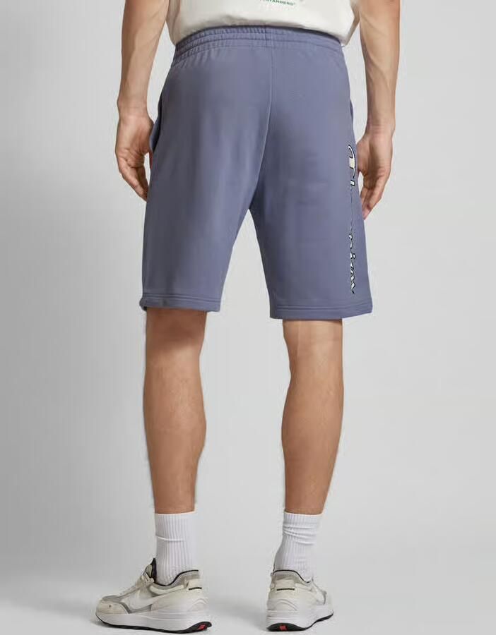 Champion Regular fit sweatshorts met motiefprint - Foto 2