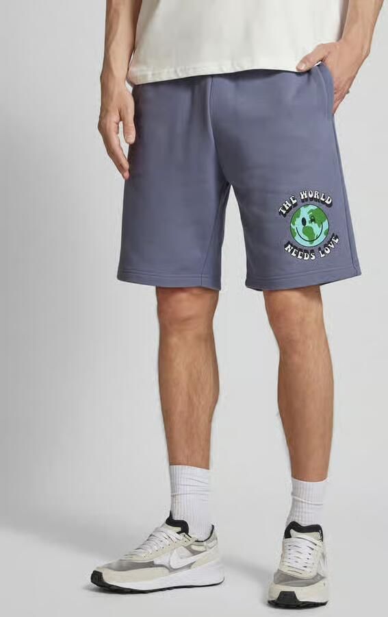Champion Regular fit sweatshorts met motiefprint - Foto 4