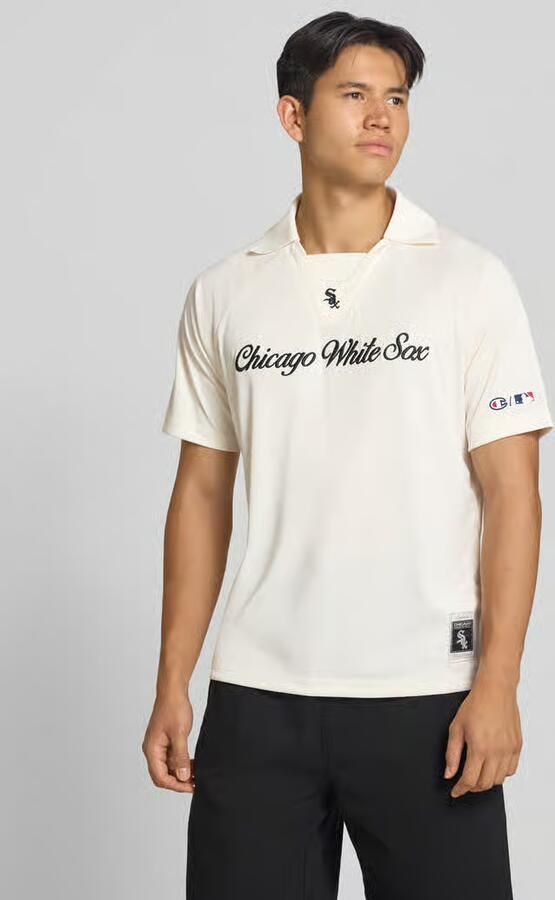 Champion relaxed fit poloshirt met gestikt logo - Foto 3