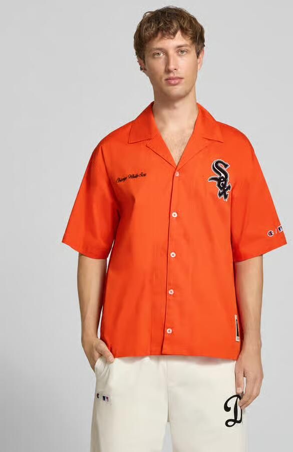 Champion "relaxed fit" vrijetijdsoverhemd van katoenmix - Foto 2