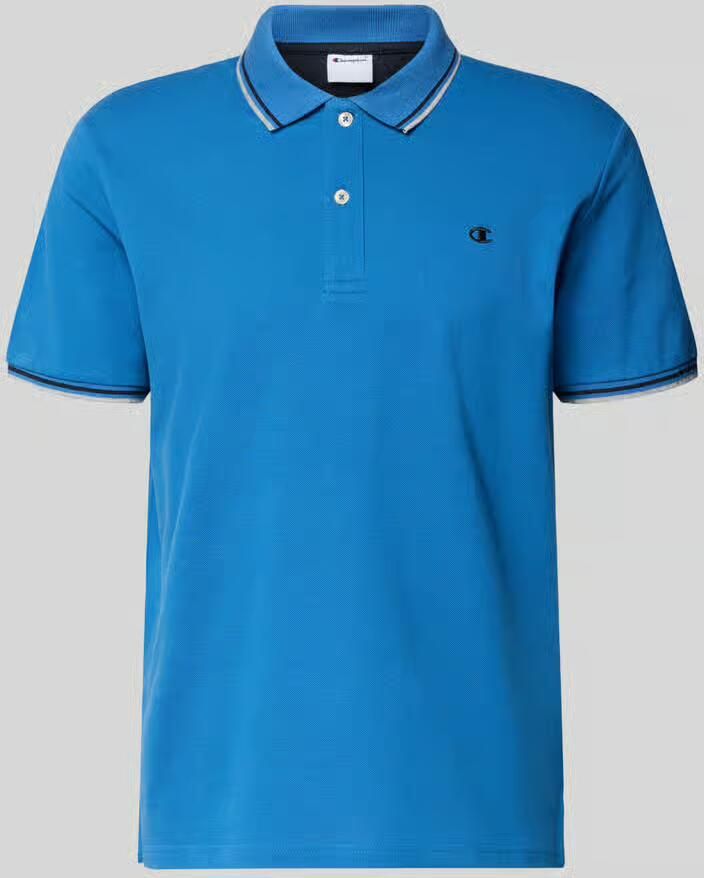 Champion slim fit poloshirt met labelstitching - Foto 2