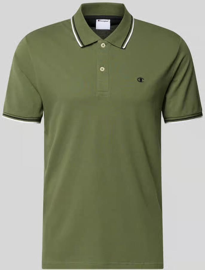 Champion slim fit poloshirt met labelstitching - Foto 2